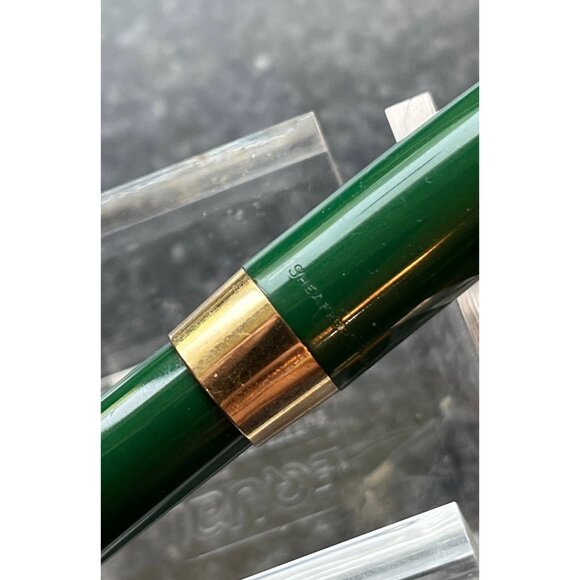 Vintage Sheaffer's PMF 1st Year Green Snorkel Fountain Pen Newly Refurbished - Picture 3 of 6